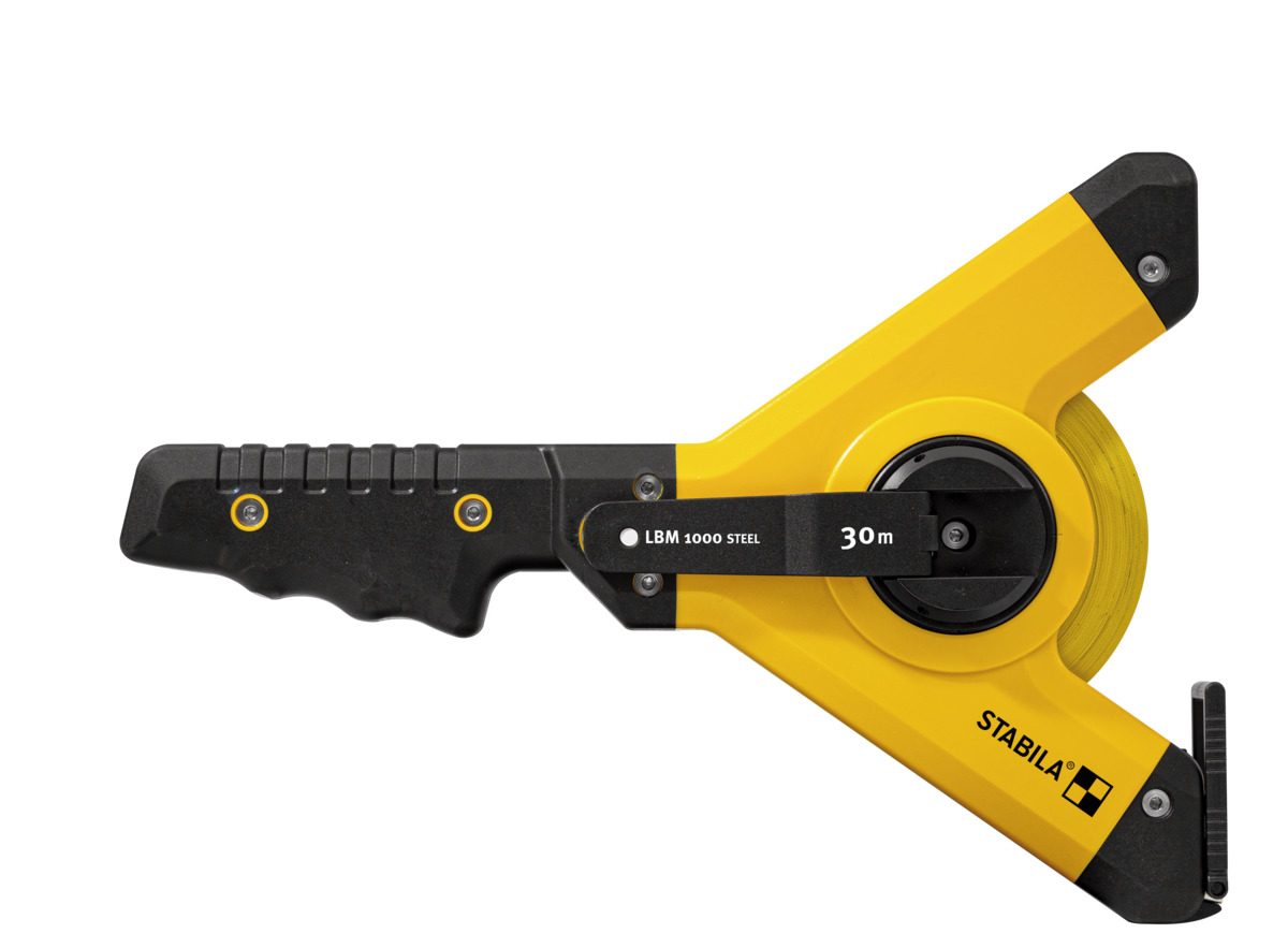 Stabila Cinta métrica en bastidor LBM 1000 STEEL, 30 m, cinta de acero, escala métrica