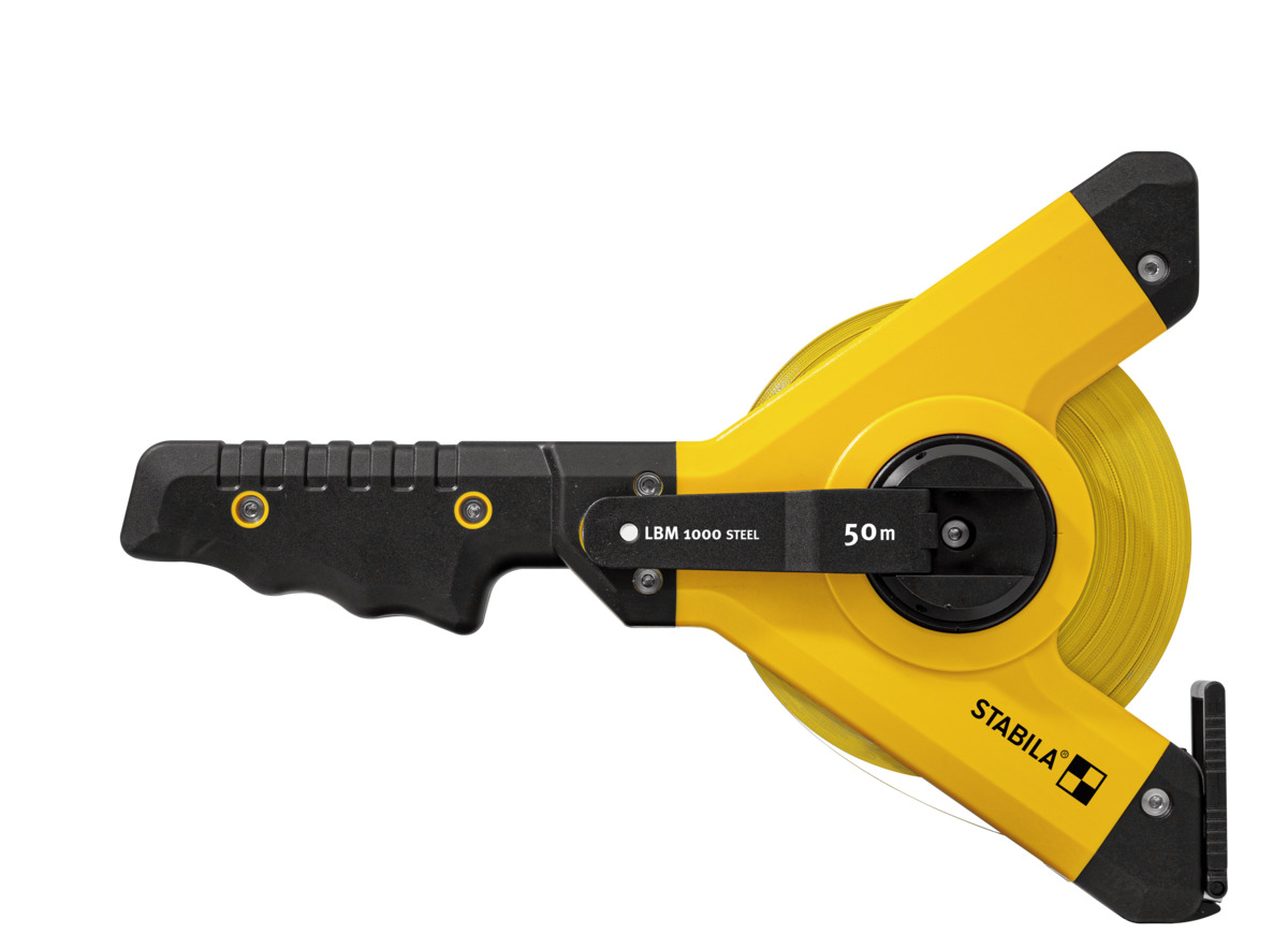 Stabila Cinta métrica en bastidor LBM 1000 STEEL, 50 m, cinta de acero, escala métrica