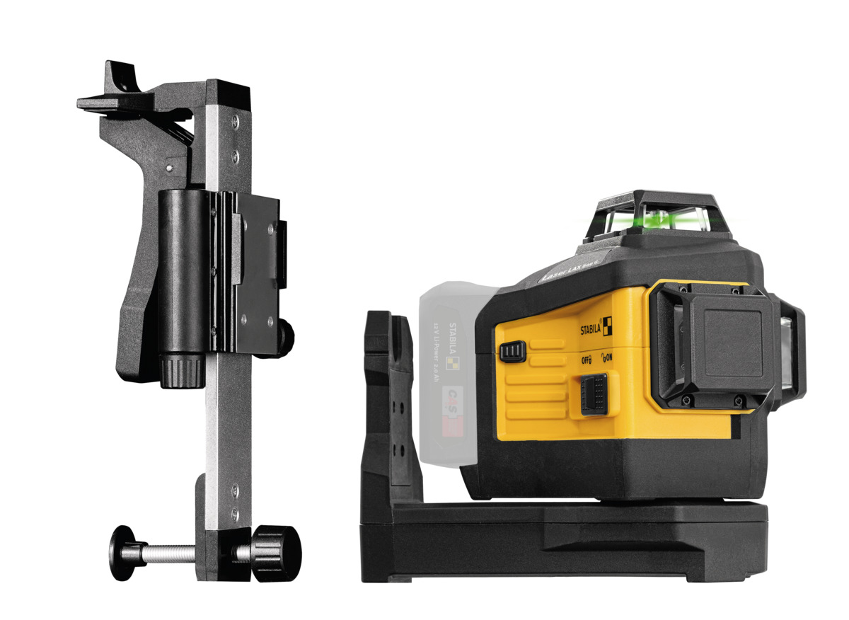 Stabila Láser multi-línea LAX 600 G, sistema de 12 V, set de 5 piezas, sin batería ni cargador