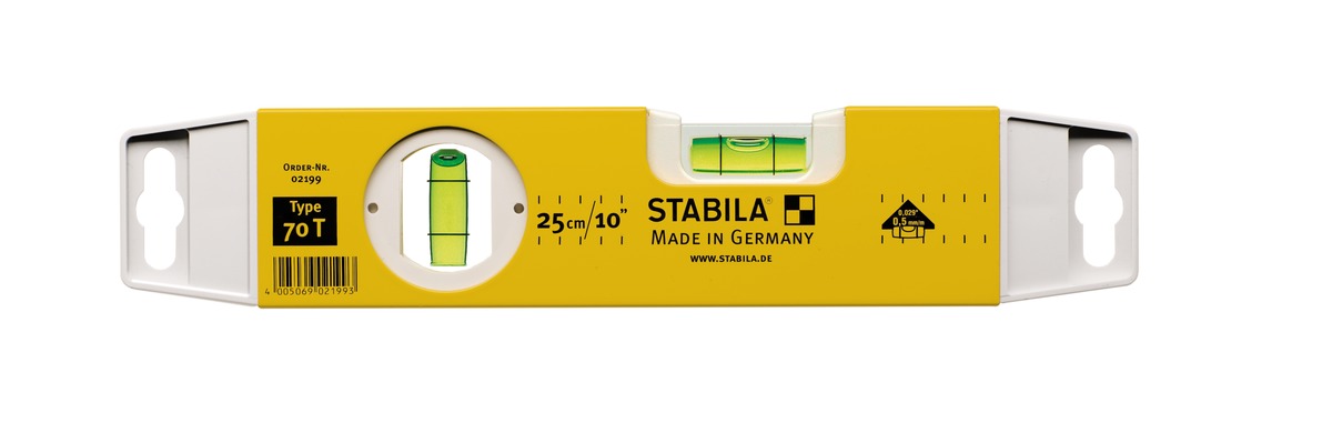 Stabila Nivel de burbuja Torpedo Serie 70 T