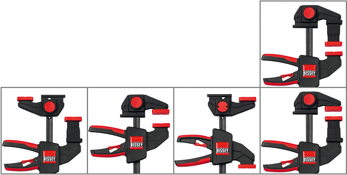 Bessey Tornillo de apriete para rieles guía EZR15-SET