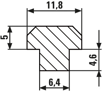Bessey Tornillo de apriete para rieles guía EZR15-SET