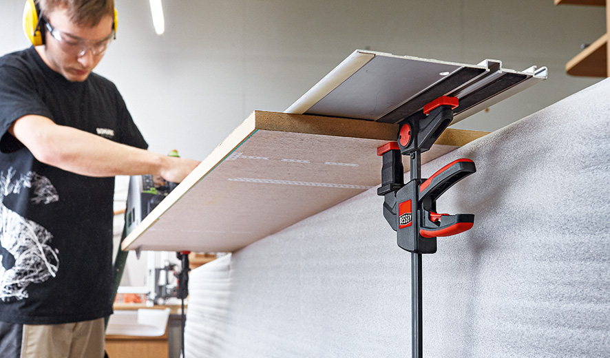 Bessey Tornillo de apriete para rieles guía EZR15-SET