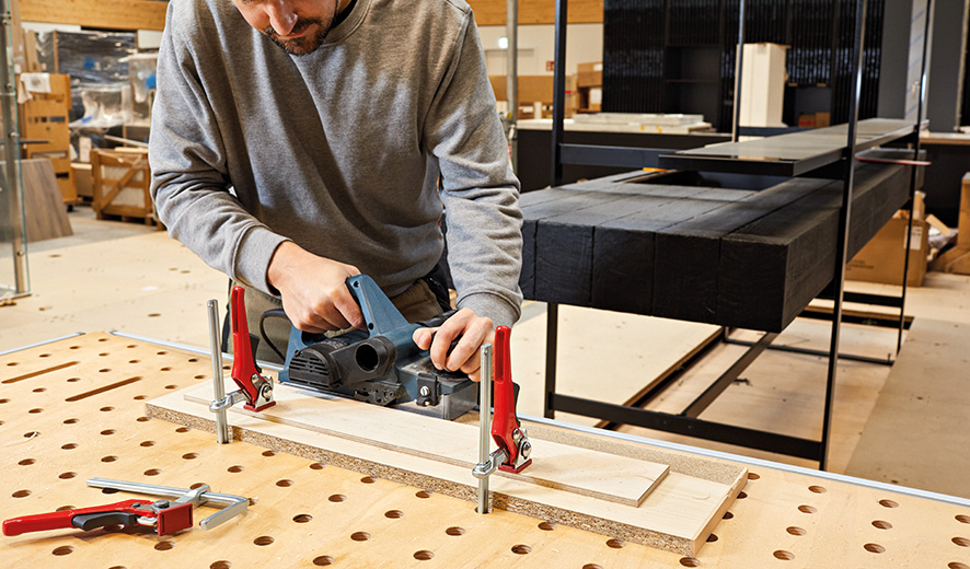 Bessey Prensa rápida de palanca para rieles guía GTR16S6H