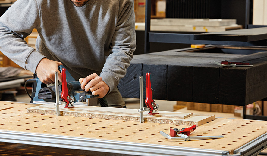 Bessey Prensa rápida de palanca para rieles guía GTR16S6H