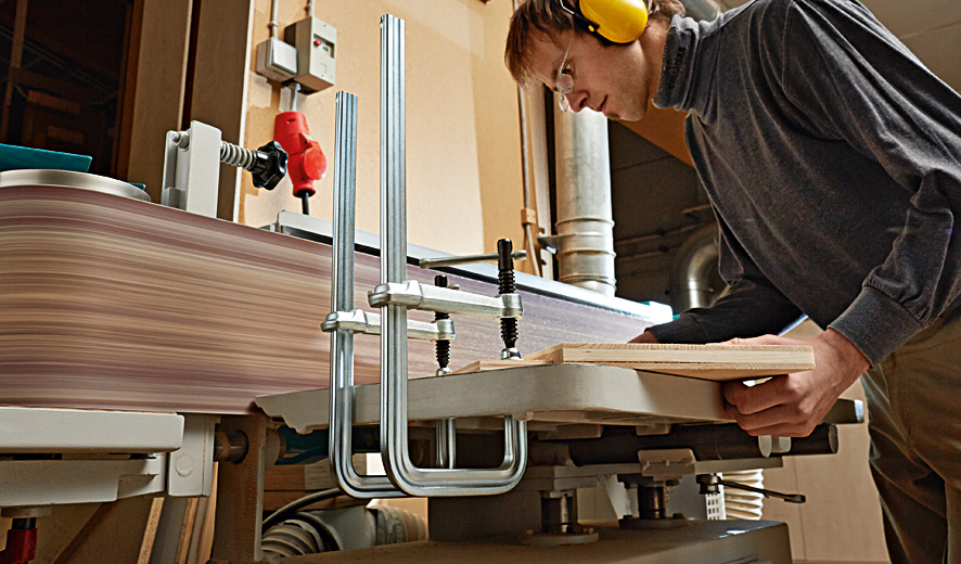 Bessey Tornillo de apriete de acero forjado en U GU25-12-6ZK