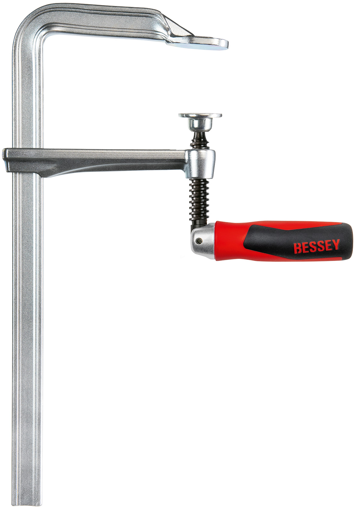 Bessey Tornillo de apriete de acero forjado con mango articulado GZ-KG 250 mm