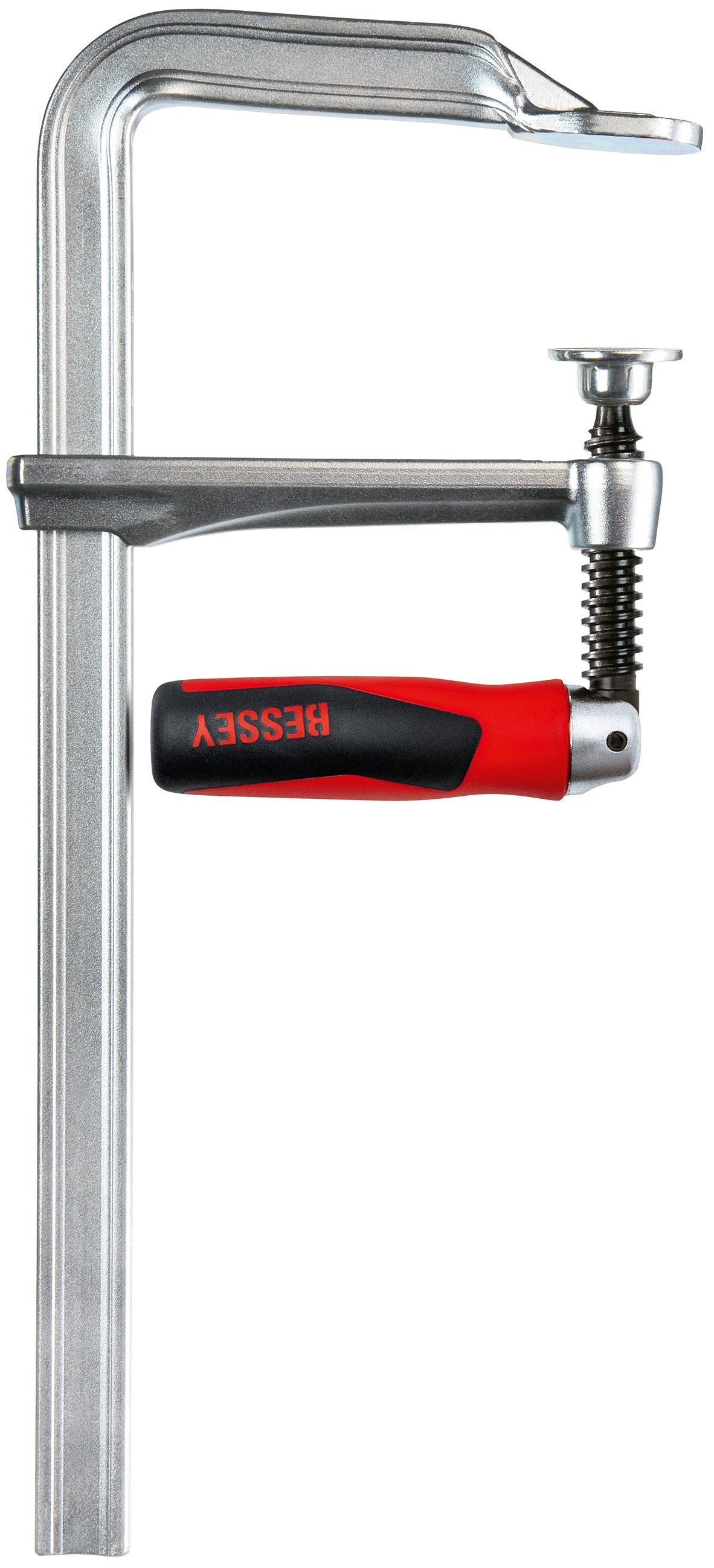 Bessey Tornillo de apriete de acero forjado con mango articulado GZ-KG 250 mm