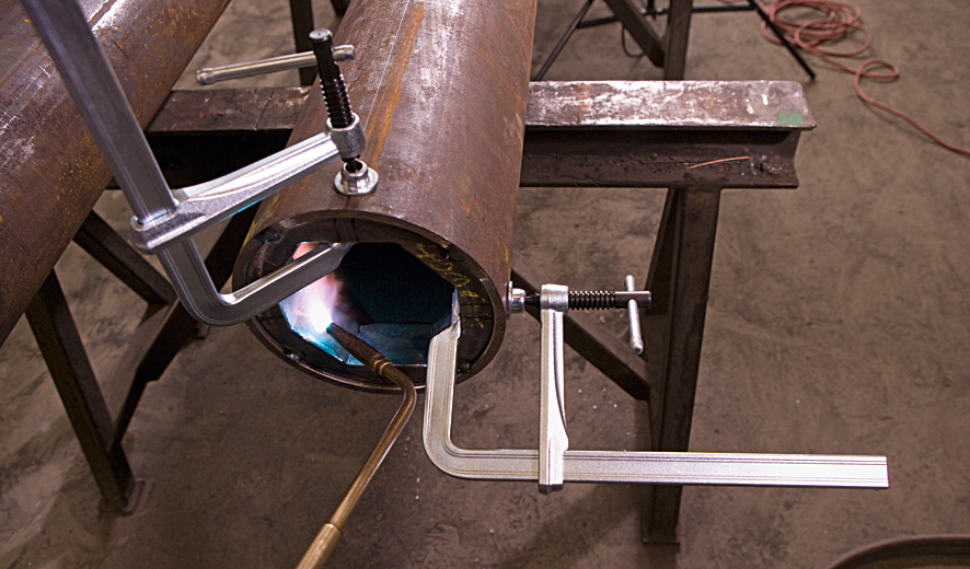 Bessey Tornillo de apriete de acero forjado GZ-K 160 mm