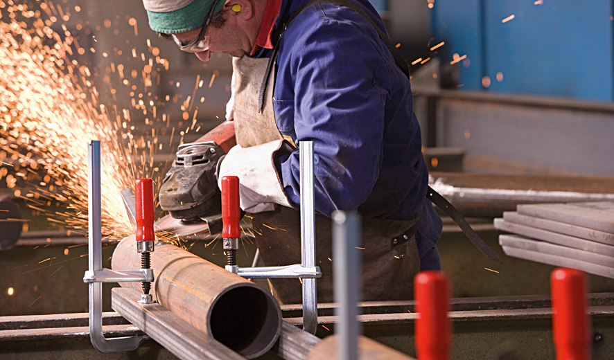 Bessey Tornillo de apriete de acero forjado GZ 100 mm