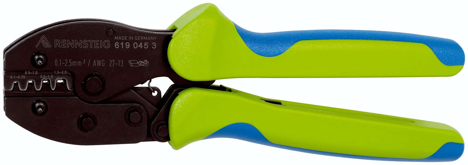 Rennsteig Crimpadora para terminales faston con capacidad de 0,1 - 2,5 mm2