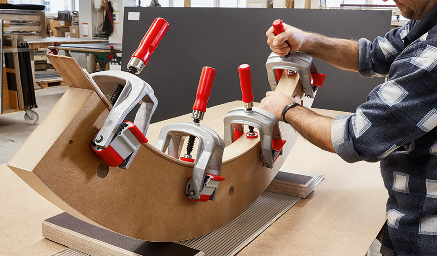 Bessey Tornillo de apriete para cantos Serie KANTENFIX KF 10-40 mm