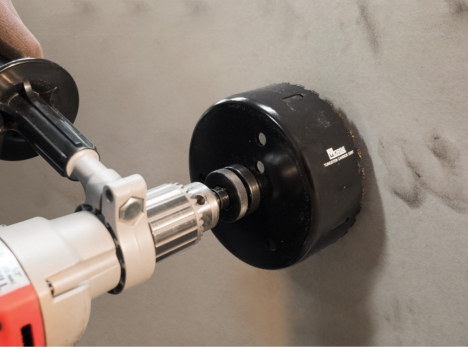 Morse Corona perforadora con polvo de carburo tungsteno