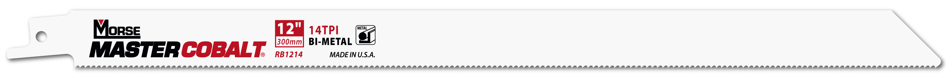 Morse Sierras de sable para metal MASTER COBALT 12" 035 14T 5PK
