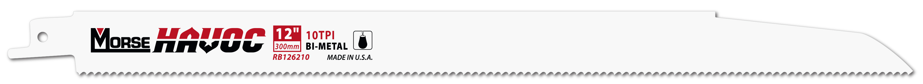 Morse Sierras de sable HAVOC 12 062 10TPI 3PK