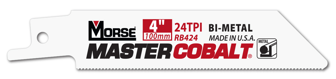 Morse Sierras de sable para metal MASTER COBALT 4" 035 24T 5PK