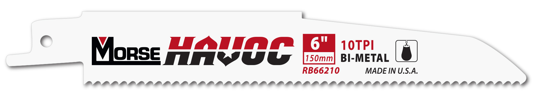 Morse Sierras de sable HAVOC 6 062 10TPI 3PK