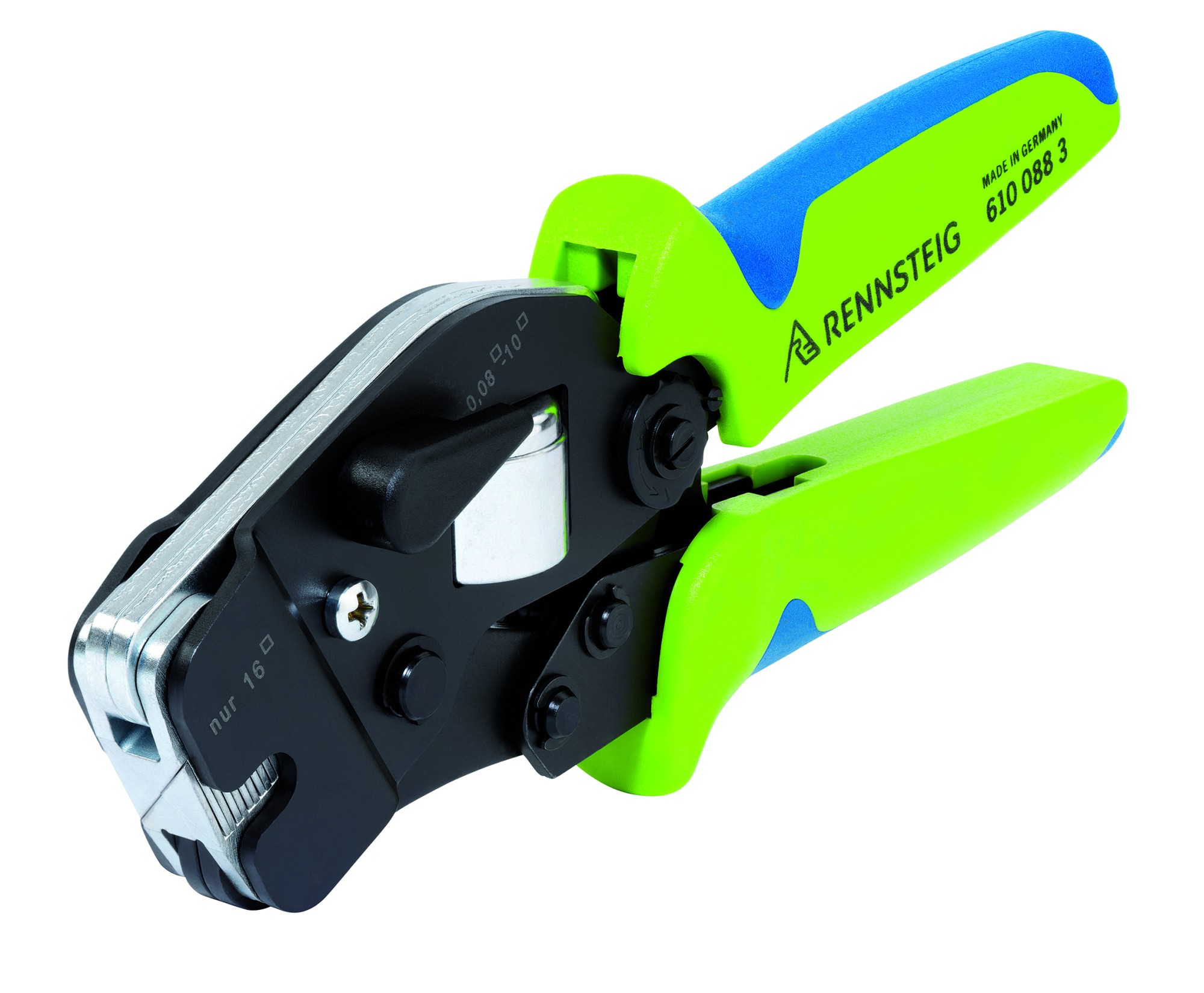 Rennsteig Crimpadora autoajustable para punteras huecas desde 0,08 hasta 16 mm2