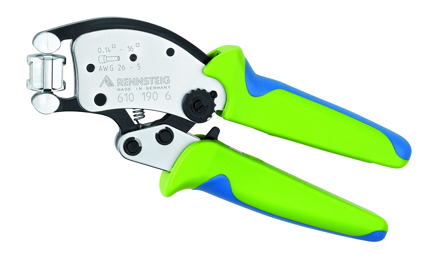 Twistor16® Alicate autoajustable para crimpar punteras huecas con cabezal  giratorio para crimpar con fundas multicomponentes