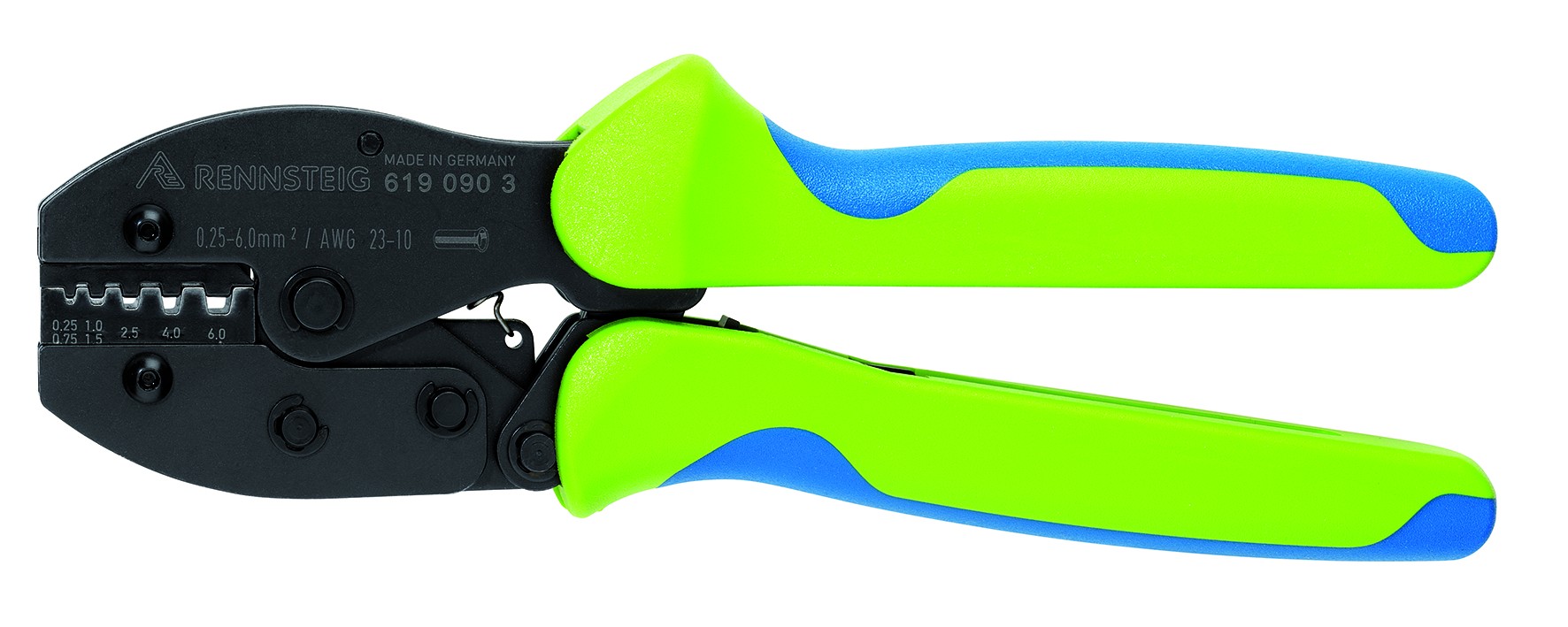 Rennsteig Crimpadora para punteras huecas aisladAs con capacidad de 0,25 - 6 mm2