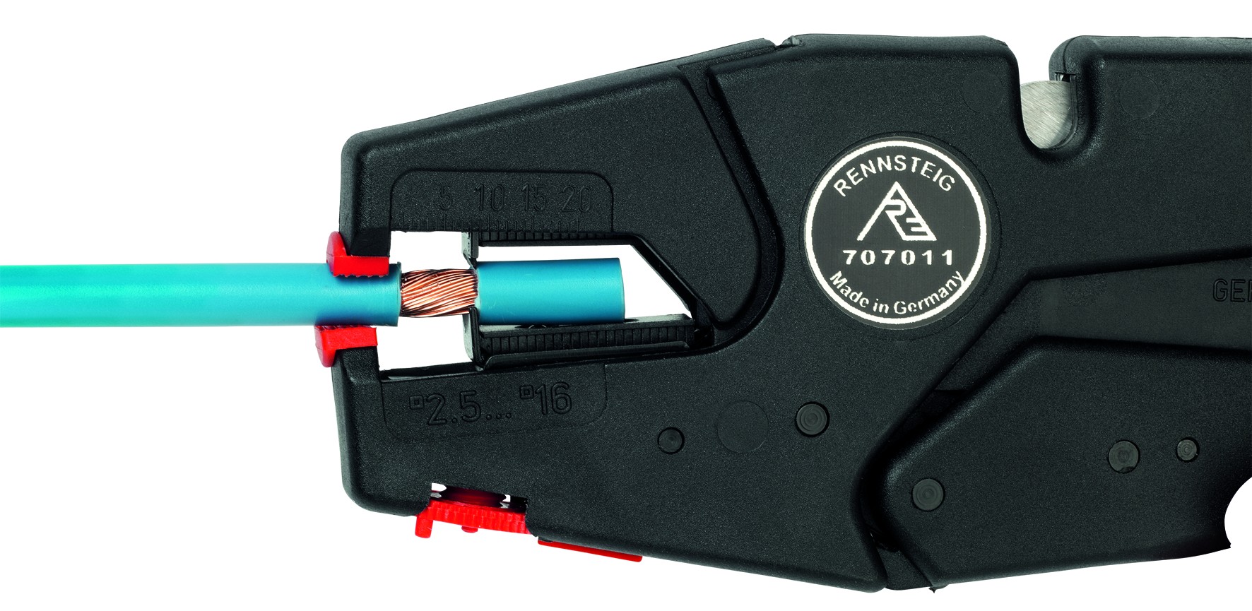 Rennsteig Pelacables autoajustable hasta 16mm²