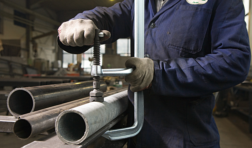 Bessey Tornillo de apriete de acero forjado de alta potencia SGM 250 mm