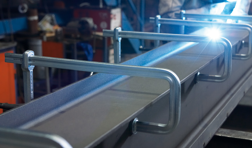 Bessey Tornillo de apriete de acero forjado en U SGU30-14-10