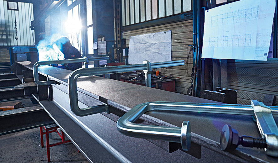 Bessey Tornillo de apriete de acero forjado en U STBU40-17-15