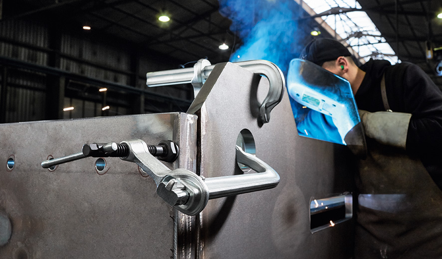 Bessey Tornillo de apriete de acero forjado de alta potencia STBVC 150 mm