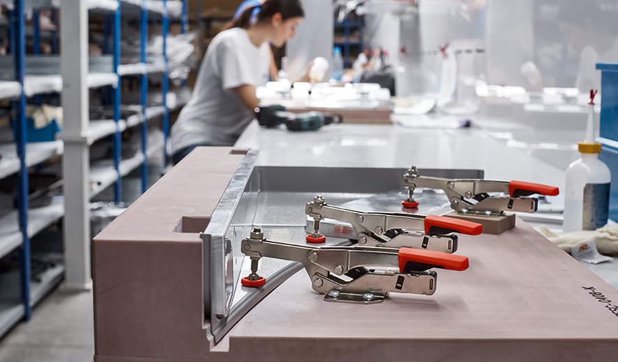 Bessey Bridas de amarre rápido Serie STC-HH 35 mm