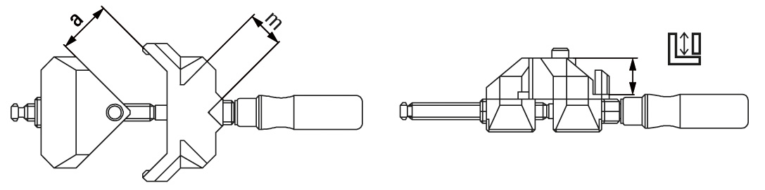 Bessey Mordaza para ángulos Serie WS 2 x 55 mm
