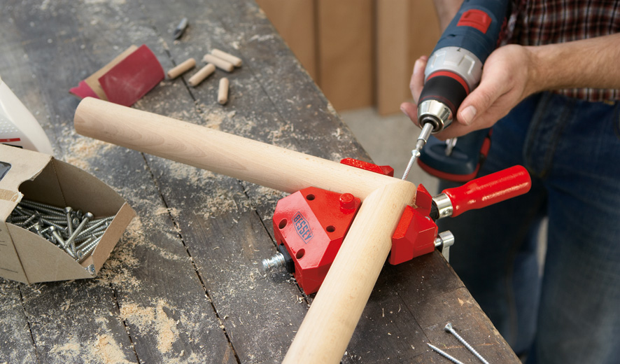 Bessey Mordaza para ángulos Serie WS 2 x 55 mm