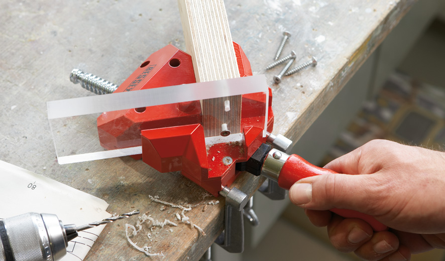 Bessey Mordaza para ángulos Serie WS 2 x 55 mm