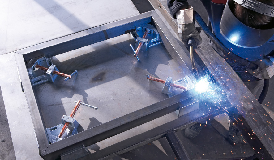 Bessey Escuadra para soldadura de ángulos WSM 2 x 90 mm