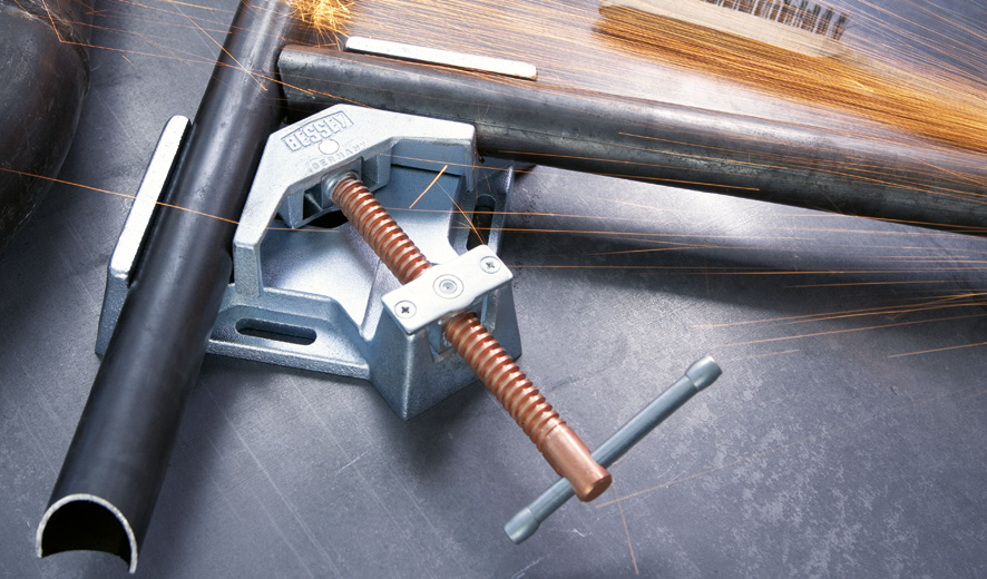 Bessey Escuadra para soldadura de ángulos WSM 2 x 90 mm