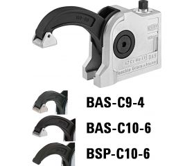 Bessey Mordaza compacta para máquinas Serie BAS-C 88 mm