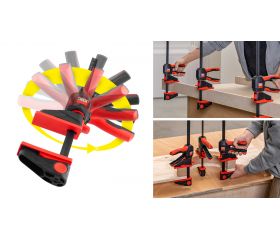 Bessey Tornillo de apriete monomanual con mango giratorio 360°