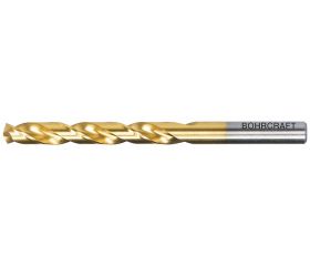 Brocas helicoidales HSS-TiN titanio rectificadas