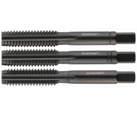 Bohrcraft Juego machos de roscar a mano Profi Plus M DIN 352 HSS-E VAP (3 uds.)