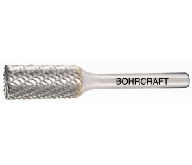 Bohrcraft Fresa rotativa metal duro forma B cilíndrica corte frontal