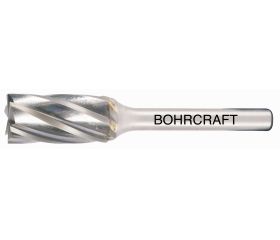 Bohrcraft Fresa rotativa metal duro Z-ALU forma B cilíndrica corte frontal
