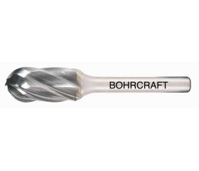 Bohrcraft Fresa rotativa metal duro Z-ALU forma C redonda