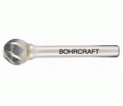 Bohrcraft Fresa rotativa metal duro Z-ALU forma D esférica