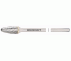 Bohrcraft Fresa rotativa larga metal duro forma F árbol