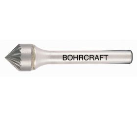 Bohrcraft Fresa rotativa metal duro forma K cónica 90°