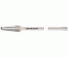 Bohrcraft Fresa rotativa larga metal duro forma L cónica redonda