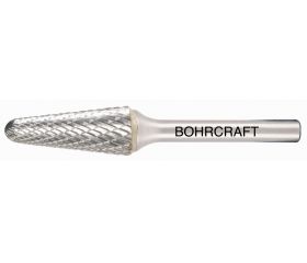 Bohrcraft Fresa rotativa metal duro forma L cónica redonda