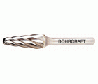 Bohrcraft Fresa rotativa metal duro Z-ALU forma L cónica redonda
