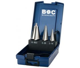 Bohrcraft Juego brocas cónicas HSS