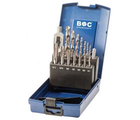 Bohrcraft Juego machos de roscar a máquina DIN 352 HSS-E EGB15-K Co